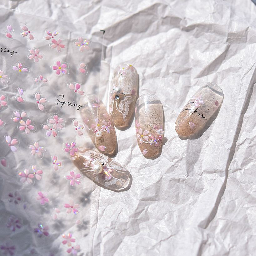 Hello Claws | Pink Cherry Blossom Nail Deco Sticker
