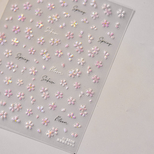 Hello Claws | Pink Cherry Blossom Nail Deco Sticker