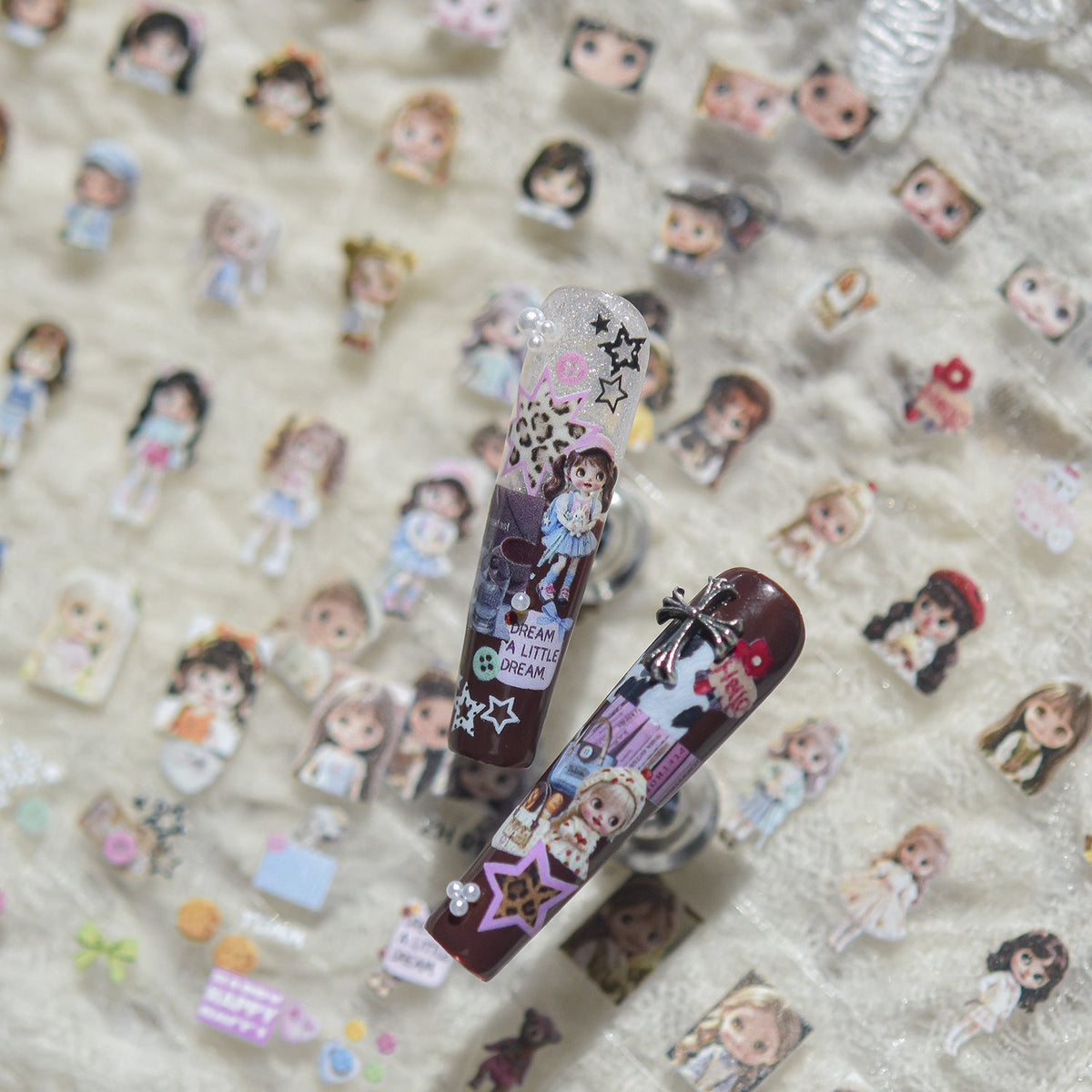 Hello Claws | Blythe Cartoon Transfer-style Nail Deco Sticker