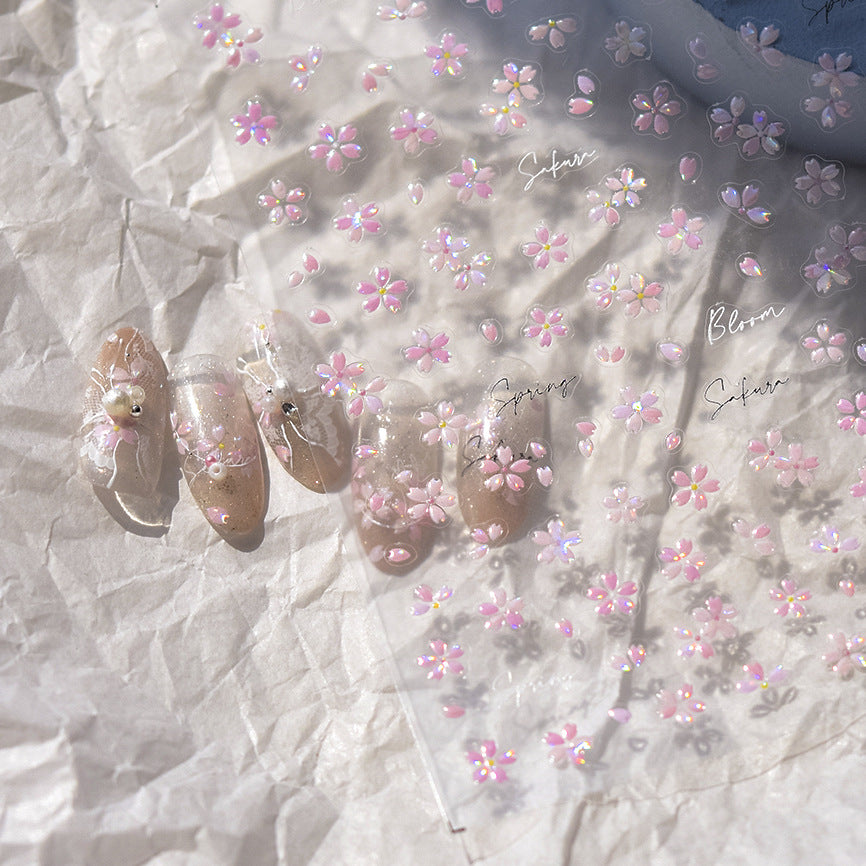 Hello Claws | Pink Cherry Blossom Nail Deco Sticker