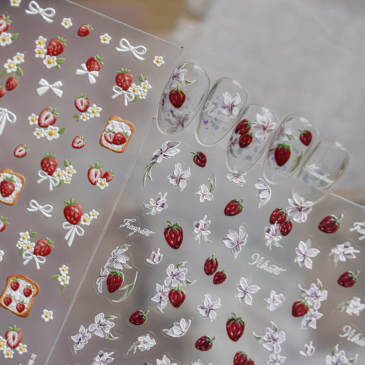 Hello Claws | Strawberry Sweet Nail Deco Sticker