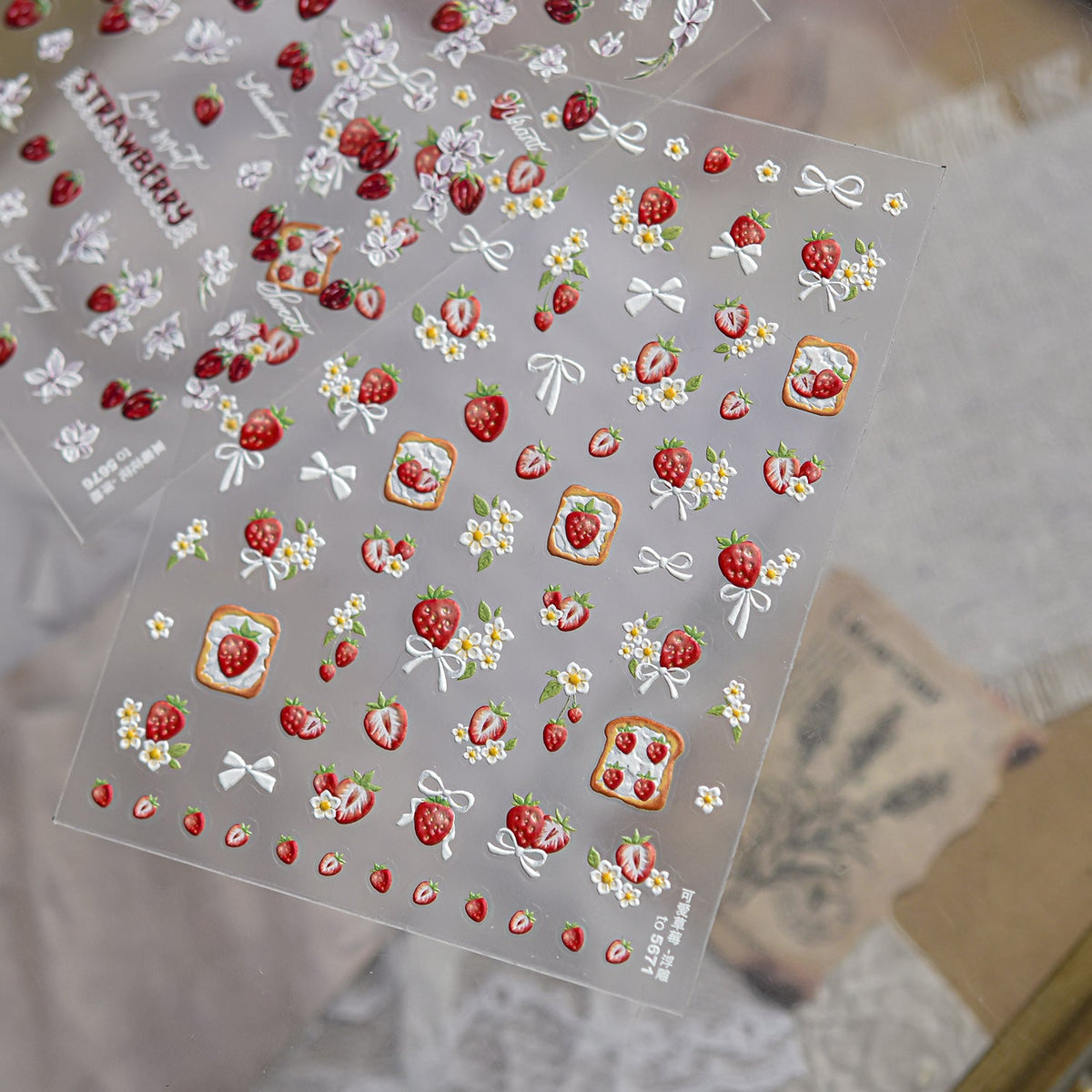 Hello Claws | Strawberry Sweet Nail Deco Sticker