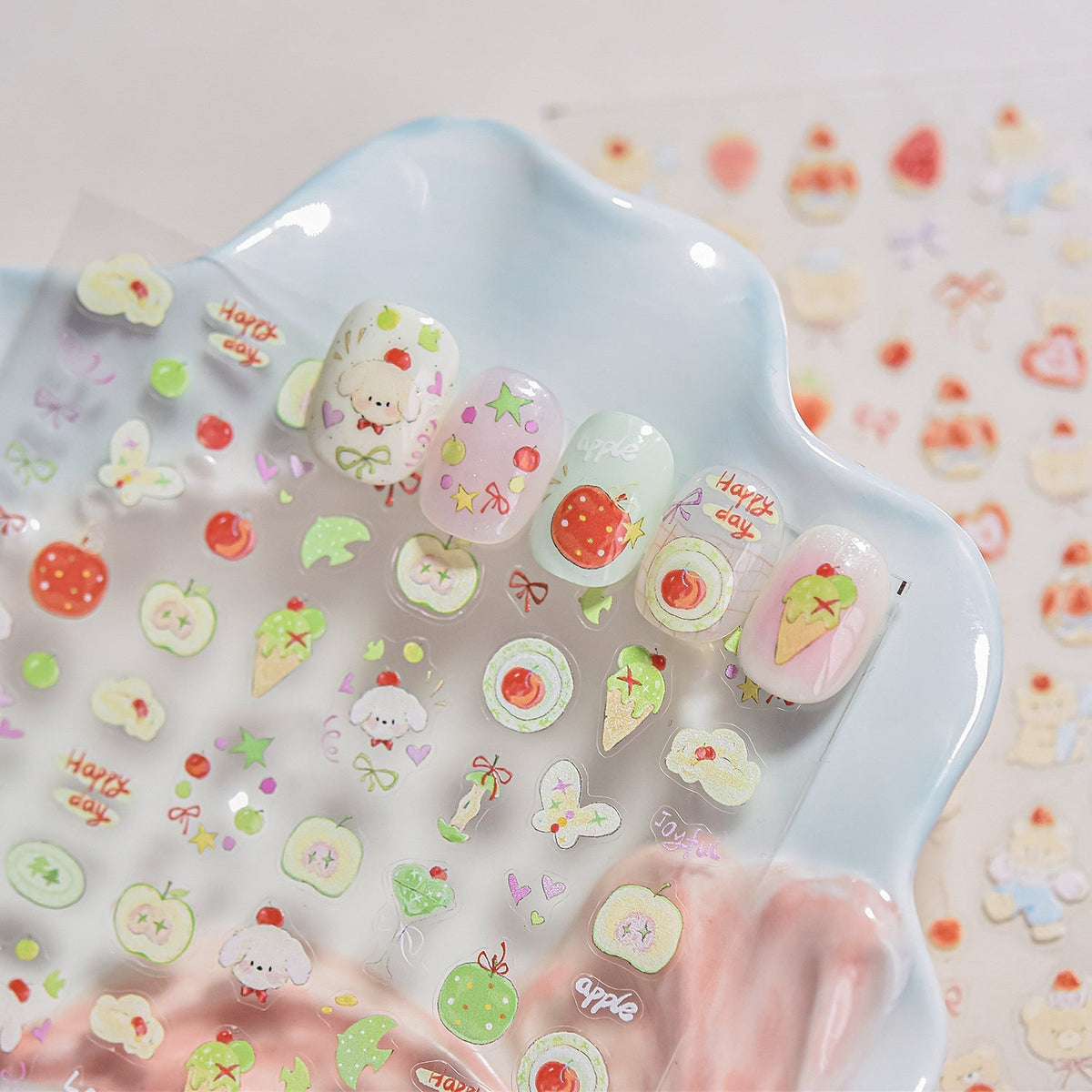 Hello Claws | Bear And Puppy Nail Deco Sticker