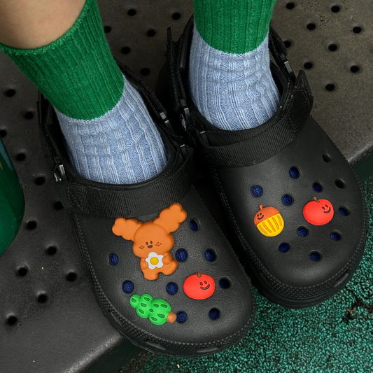 Bluuf Tag | Dog, Acorn, Apple & Tree Shoe Charms