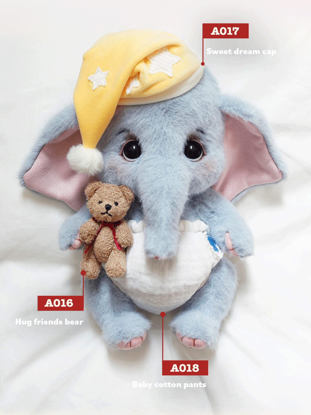 Bobo Nuts | Rubii Elephant Plush Toy