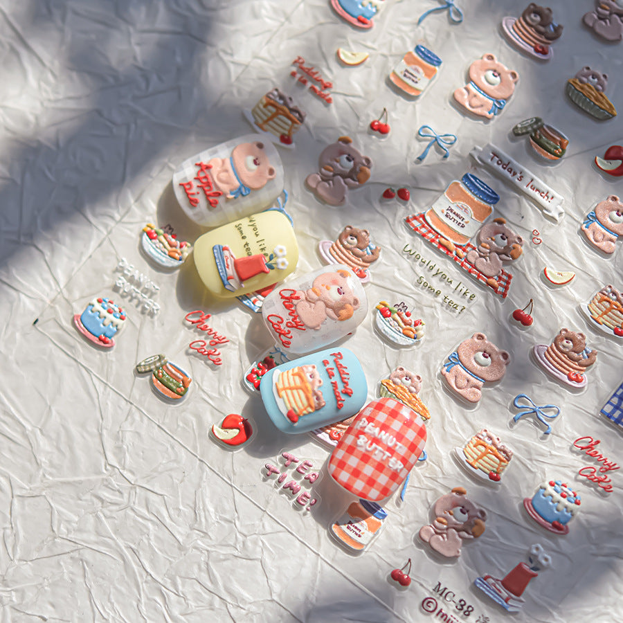 Hello Claws | Puppy Summer Holiday 5D Nail Deco Sticker
