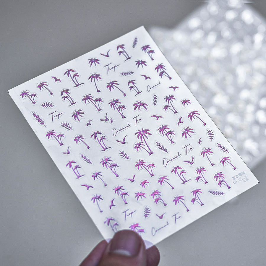 Hello Claws | Summer Palm Tree Nail Deco Sticker