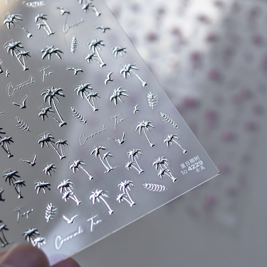Hello Claws | Summer Palm Tree Nail Deco Sticker
