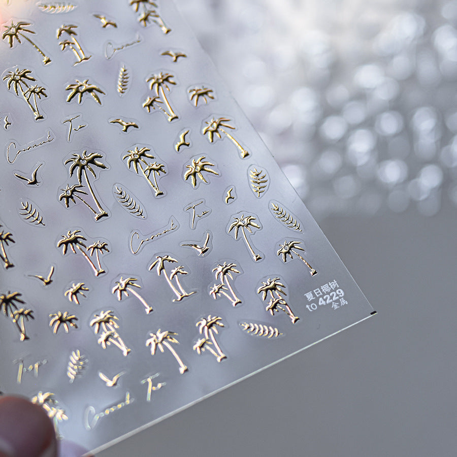 Hello Claws | Summer Palm Tree Nail Deco Sticker