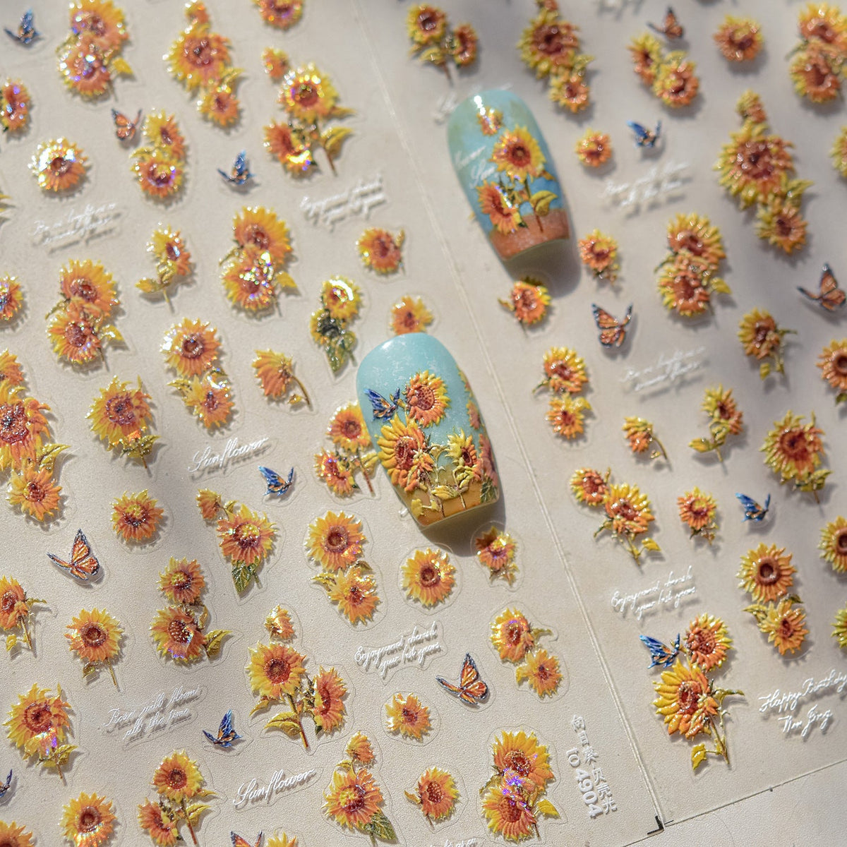 Hello Claws | Sunflower Nail Deco Sticker