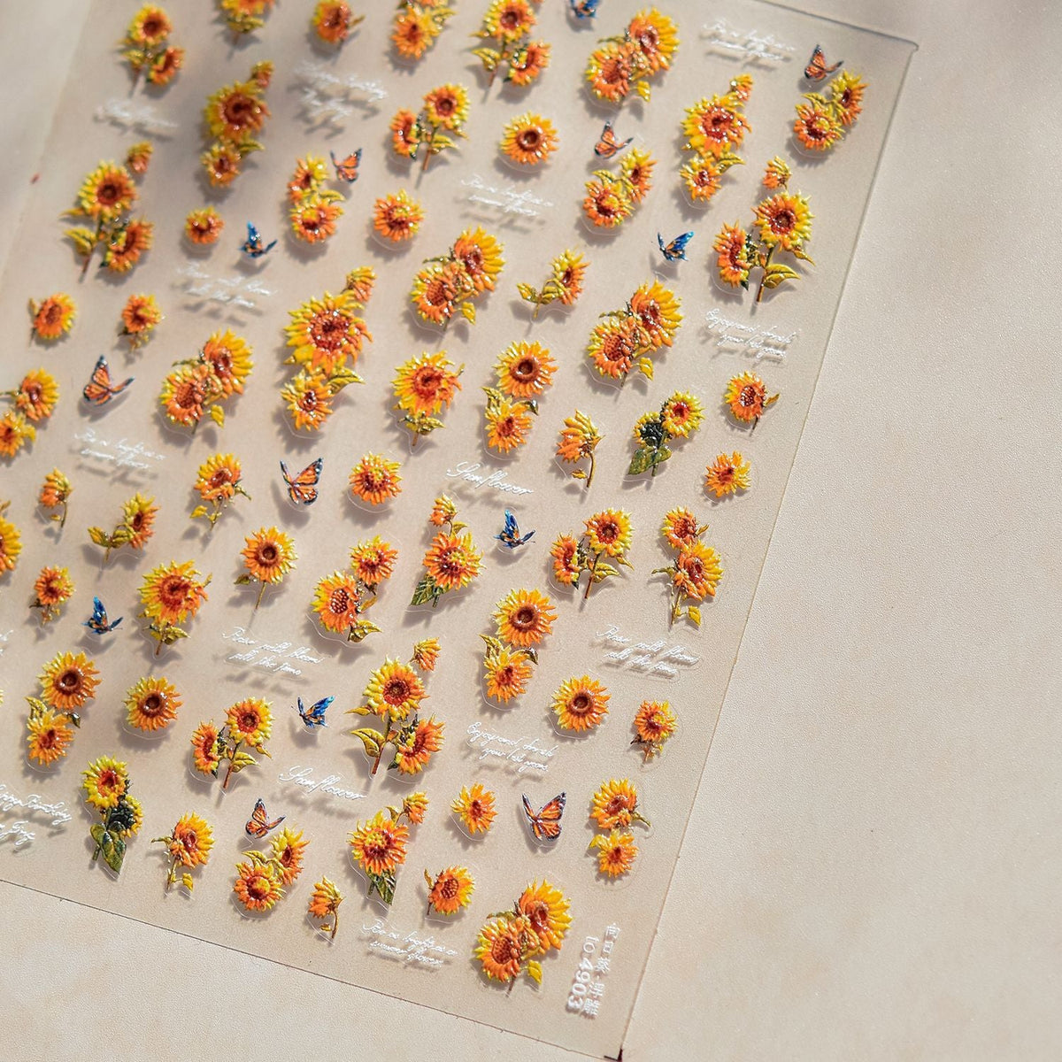 Hello Claws | Sunflower Nail Deco Sticker