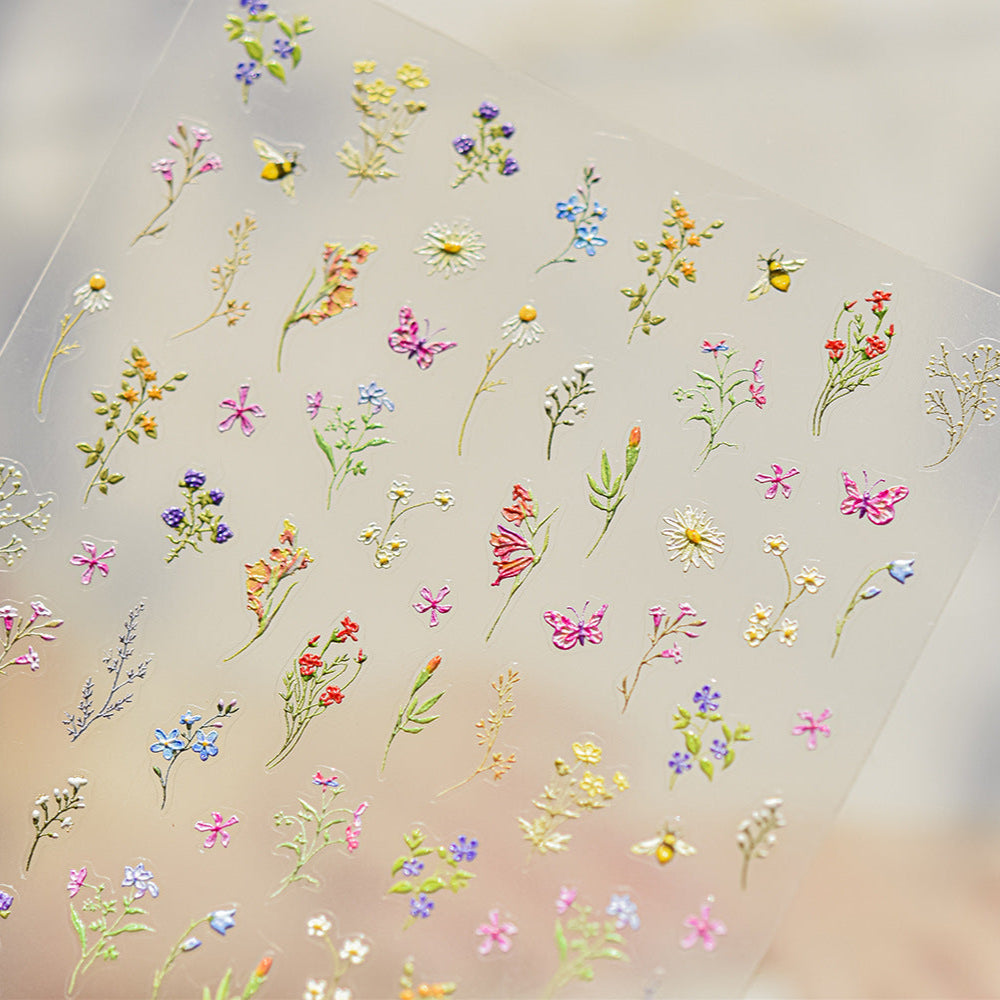 Hello Claws | Spring Wild Flower Nail Deco Sticker