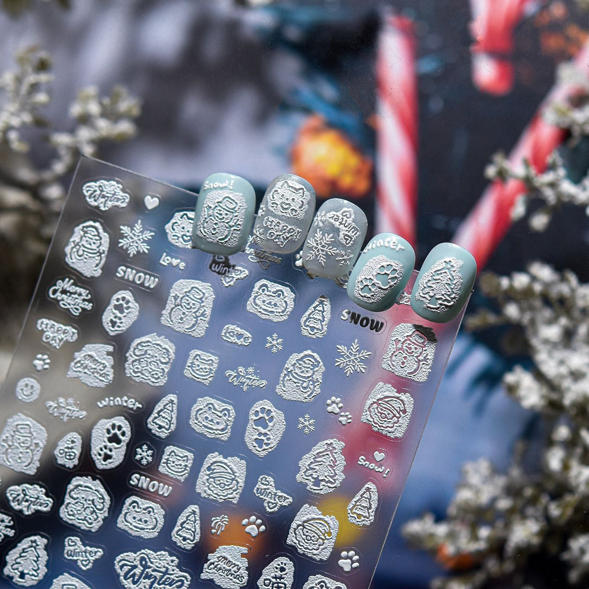 Hello Claws | Snow Nail Deco Sticker