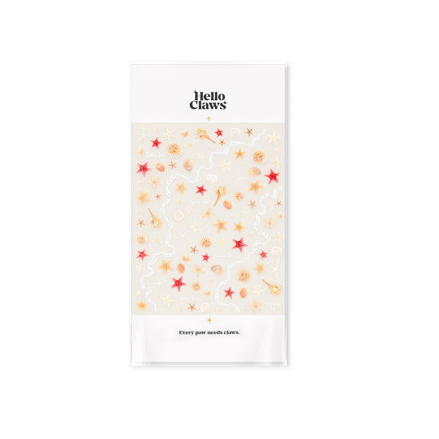 Hello Claws | Star Fish Nail Deco Sticker