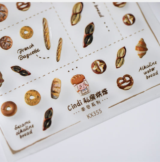 Hello Claws | Matcha And Bakery Nail Deco Sticker