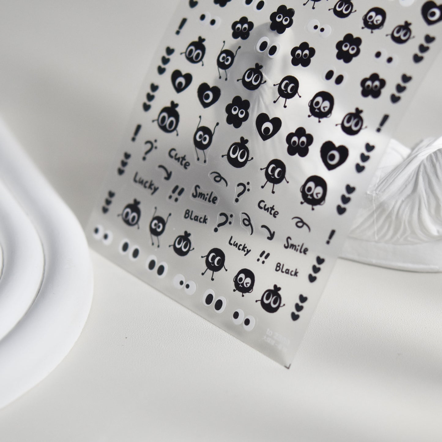 Hello Claws | Black Dot Nail Deco Sticker