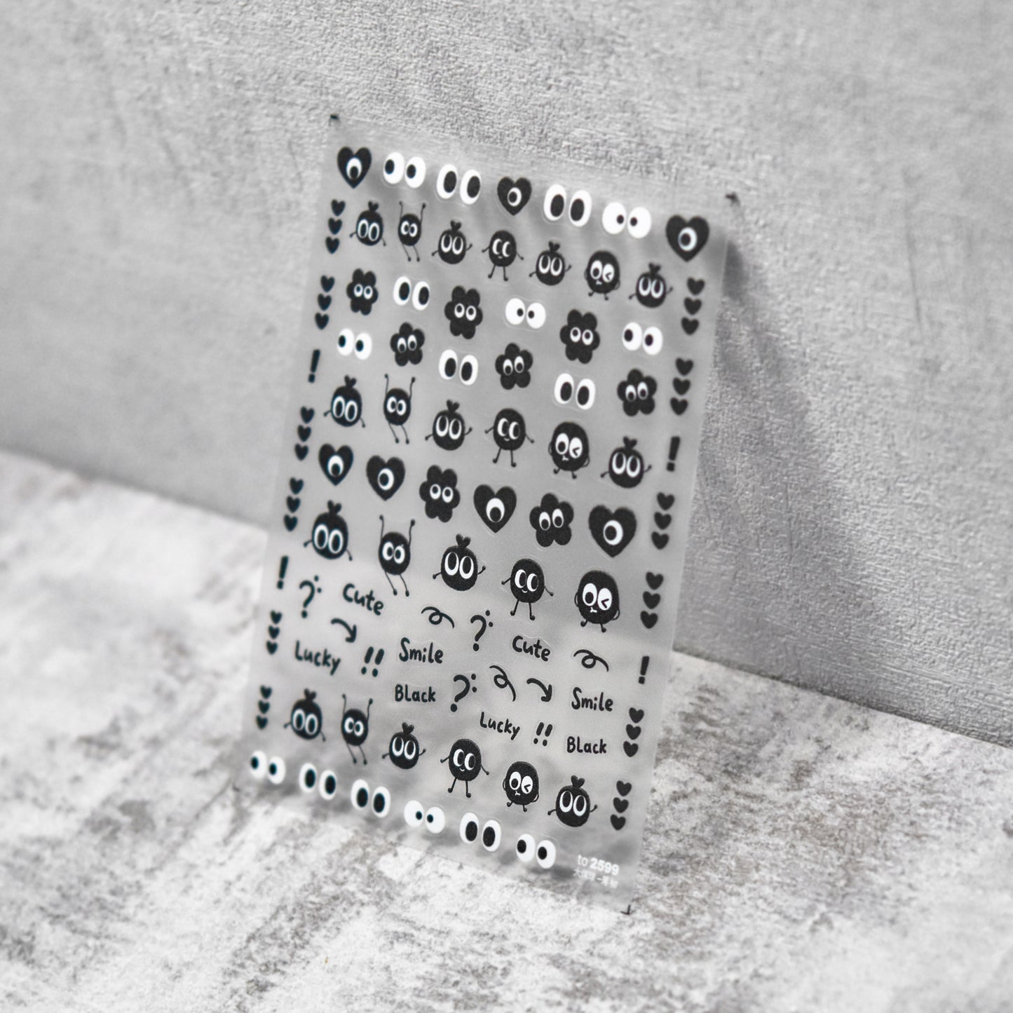 Hello Claws | Black Dot Nail Deco Sticker