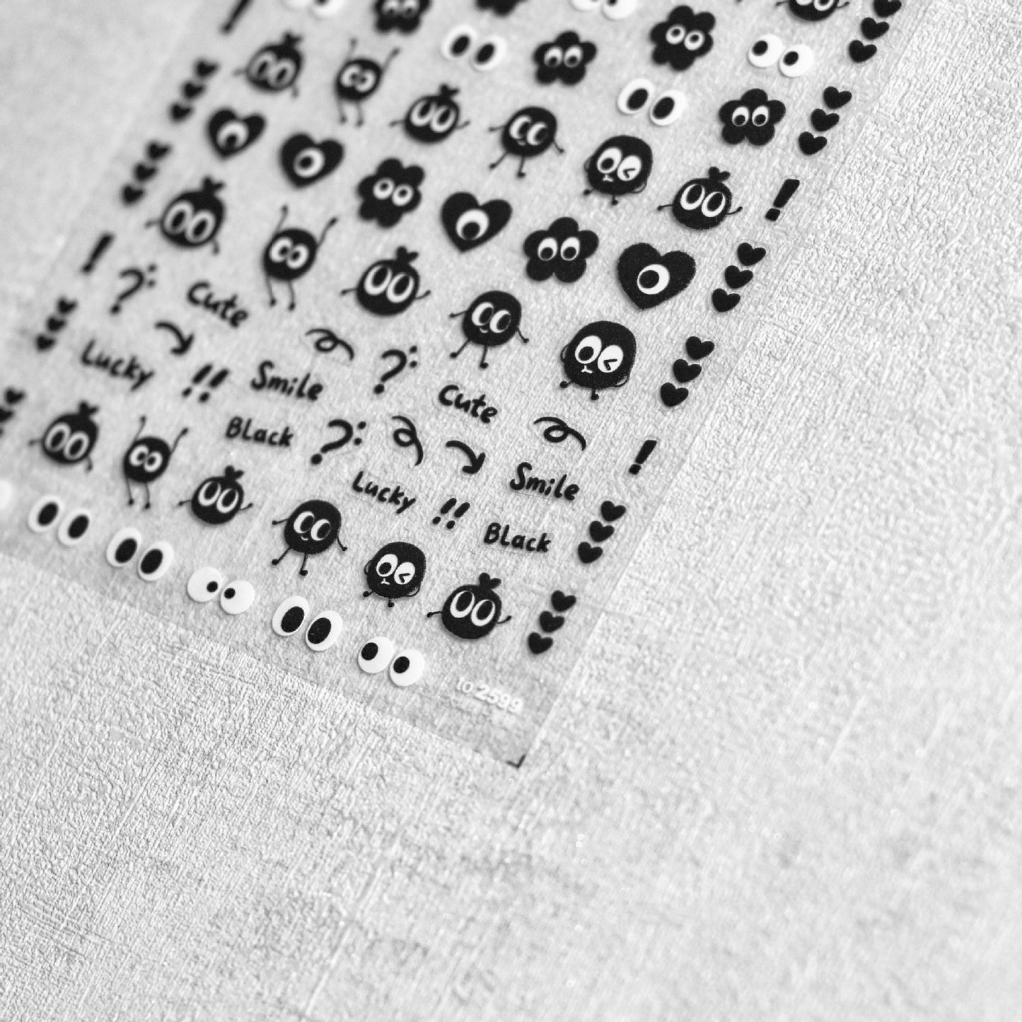 Hello Claws | Black Dot Nail Deco Sticker