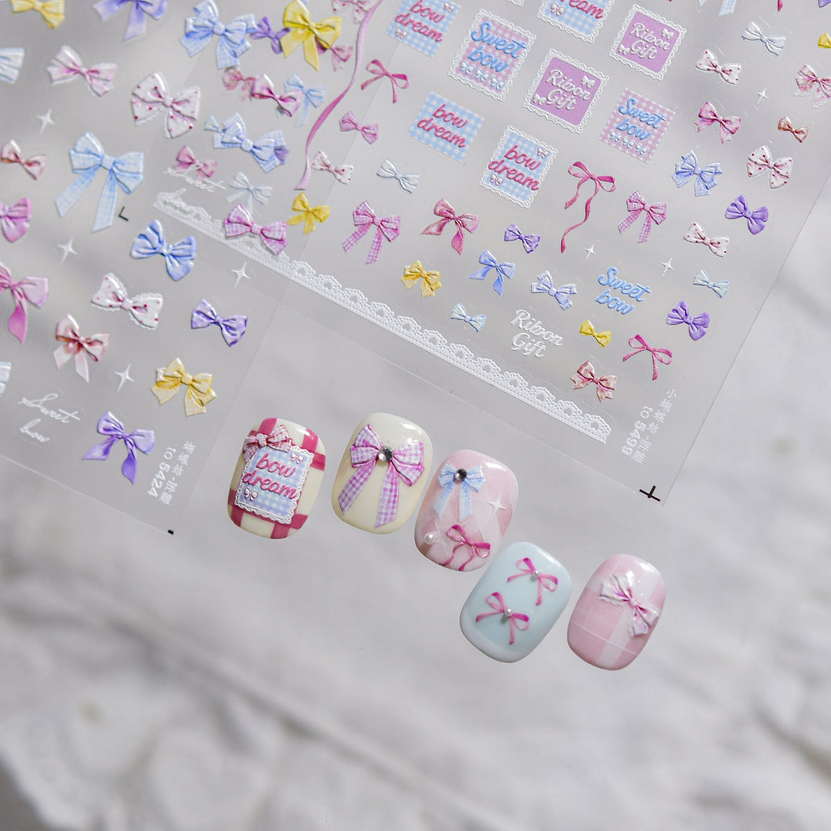 Hello Claws | Bowknot Dream Nail Deco Sticker