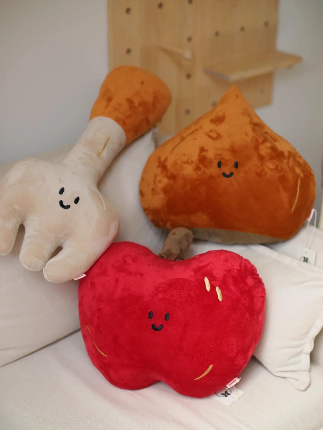 Daily White | Tableware Plush Pillow