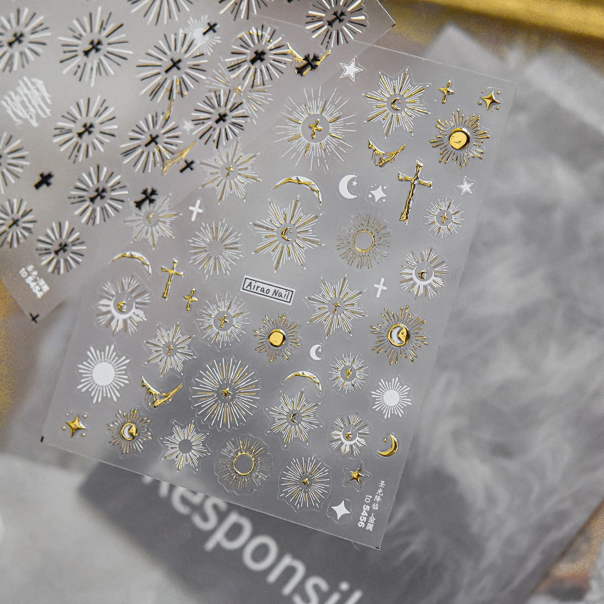 Hello Claws | Holy Light Moon Nail Deco Sticker