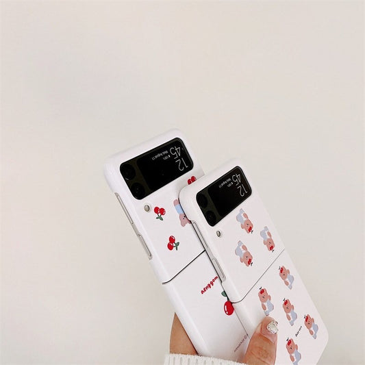 Cherry Bear Samsung Galaxy Z Flip 3 Phone Case