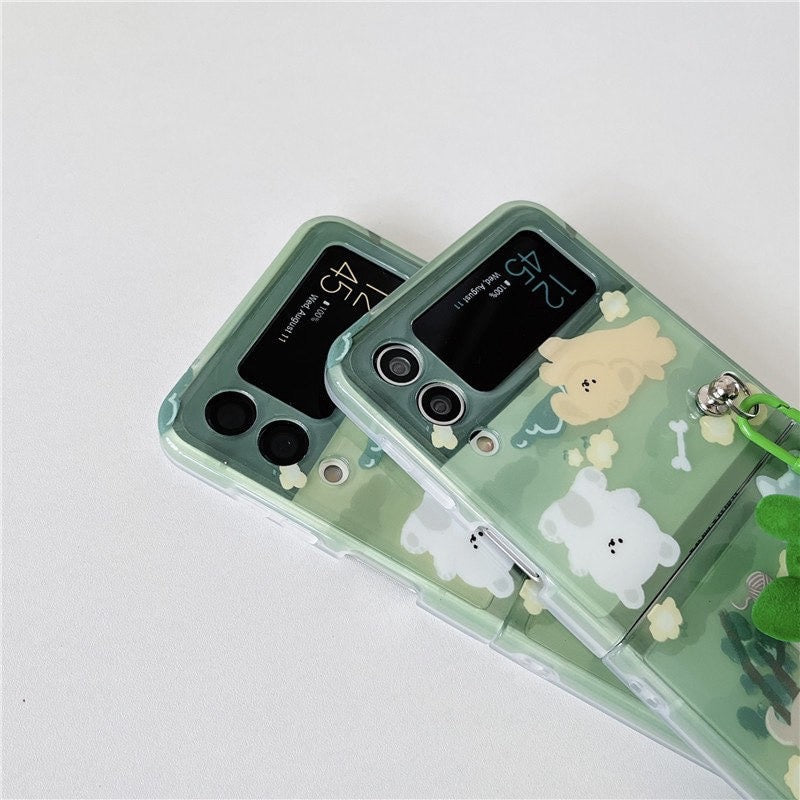 Lovely Puppy Samsung Galaxy Z Flip 4/ Z Flip 3 Case