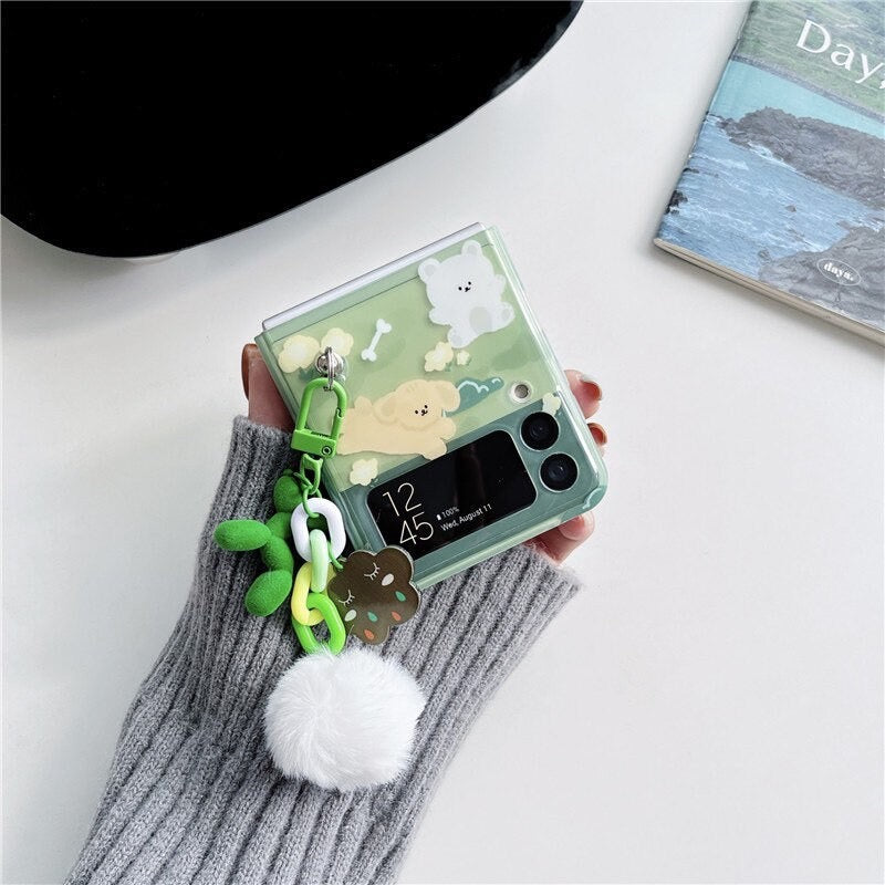 Lovely Puppy Samsung Galaxy Z Flip 4/ Z Flip 3 Case