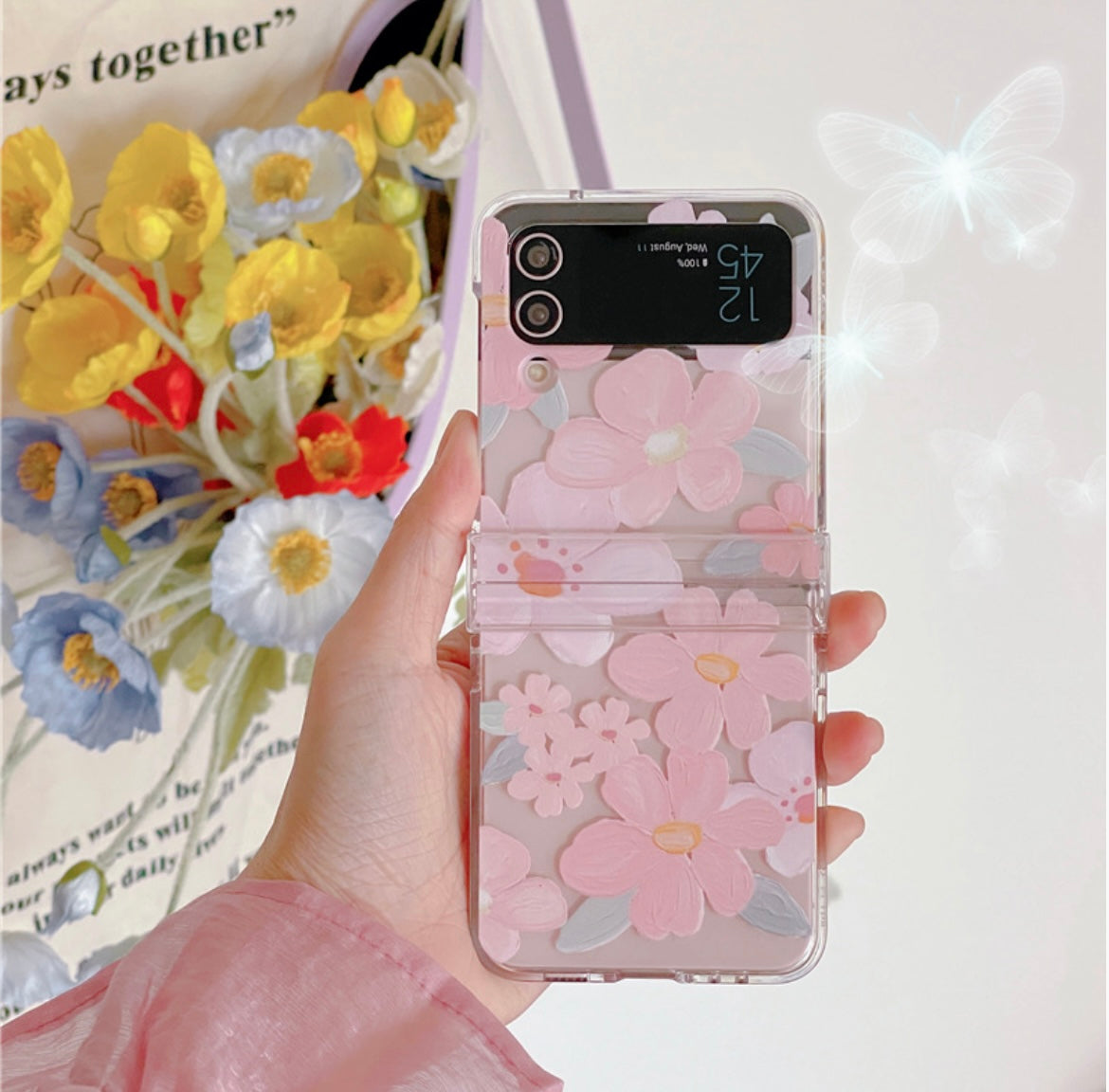 Spring Flower Samsung Galaxy Z Flip Phone Case