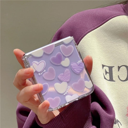 Sweet Heart Samsung Galaxy Z Flip Phone Case