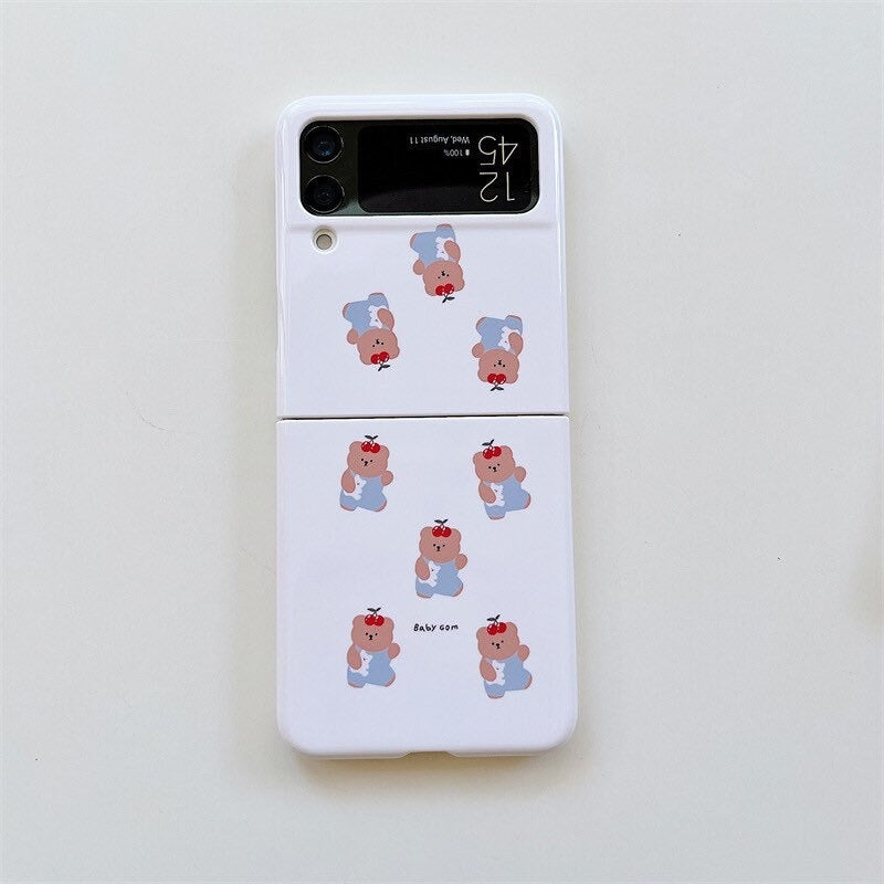 Cherry Bear Samsung Galaxy Z Flip 3 Phone Case