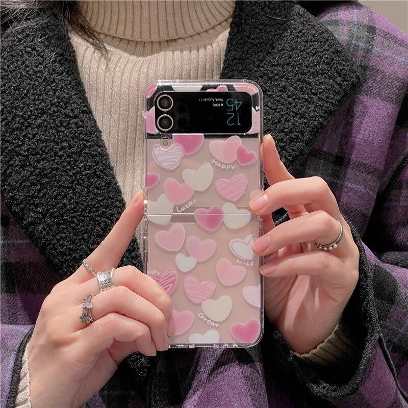 Sweet Heart Samsung Galaxy Z Flip Phone Case