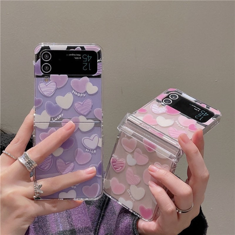Sweet Heart Samsung Galaxy Z Flip Phone Case