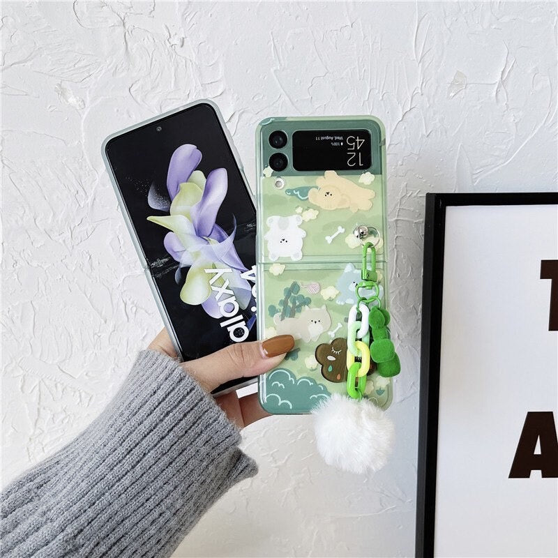 Lovely Puppy Samsung Galaxy Z Flip 4/ Z Flip 3 Case