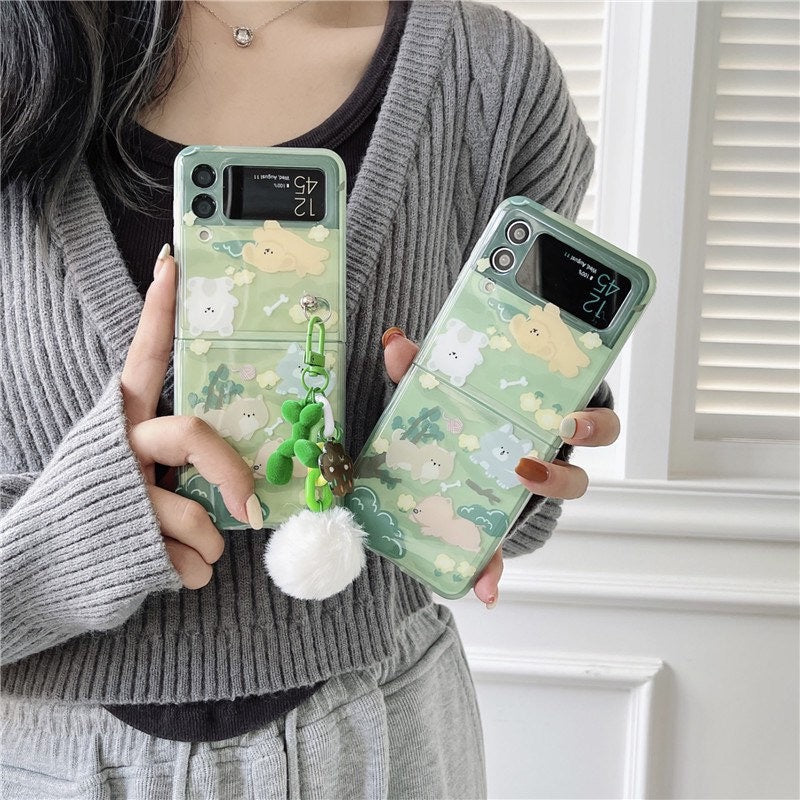 Lovely Puppy Samsung Galaxy Z Flip 4/ Z Flip 3 Case