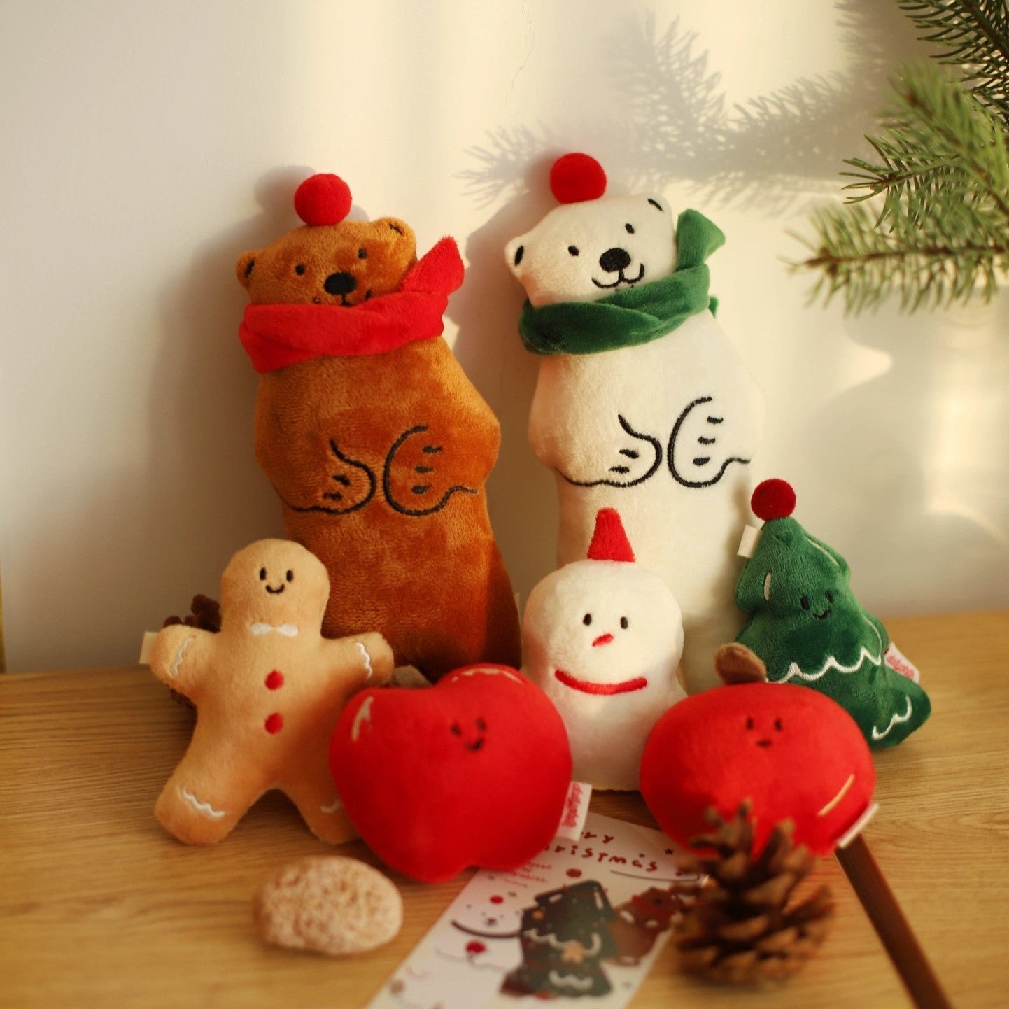 Daily White | Snow Apple Plush Charm