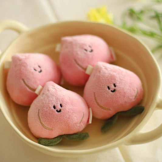 Daily White | Peach Bag Charm