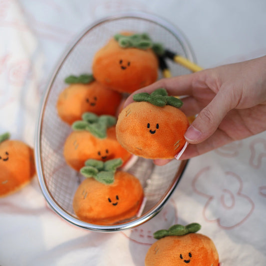 Daily White | Mini Persimmon Toy Charm