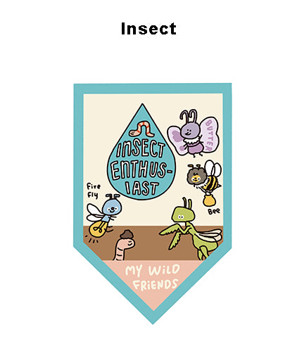 A Gator Life | Bird Insect Embroidery Brooch Badge