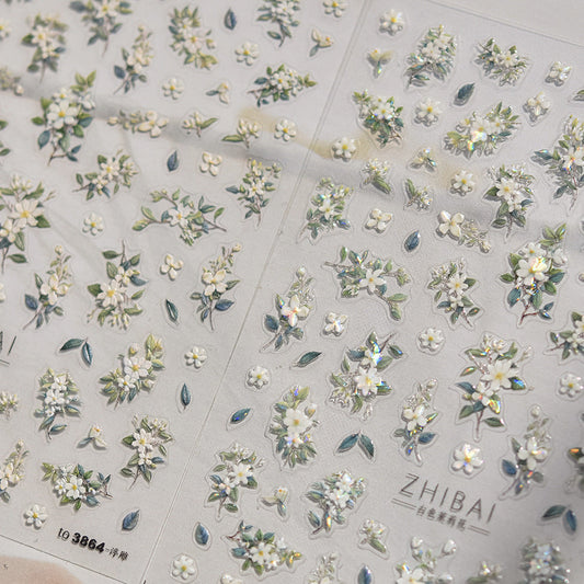 Hello Claws | Lily Flower Nail Deco Sticker