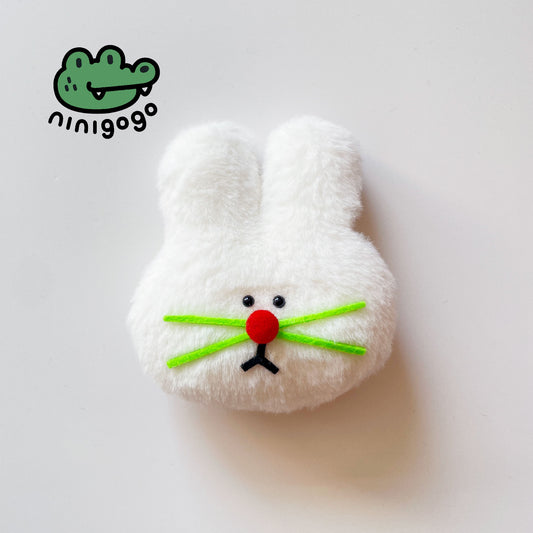 NINIGOGO | White Bunny Plush Charm