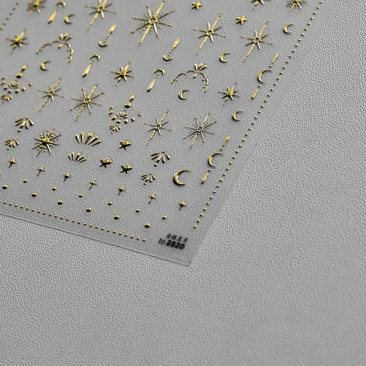 Hello Claws | Moon And Star Jelly Nail Deco Sticker