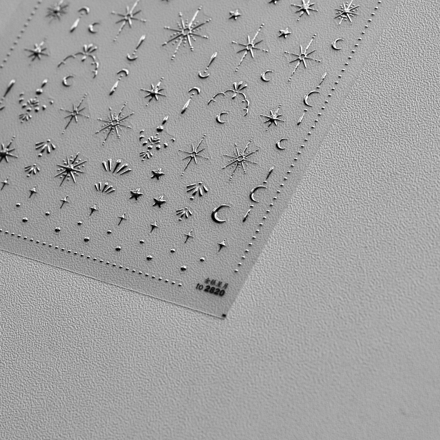Hello Claws | Moon And Star Jelly Nail Deco Sticker