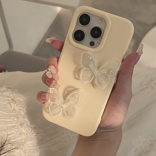 Lace Butterfly Phone Case