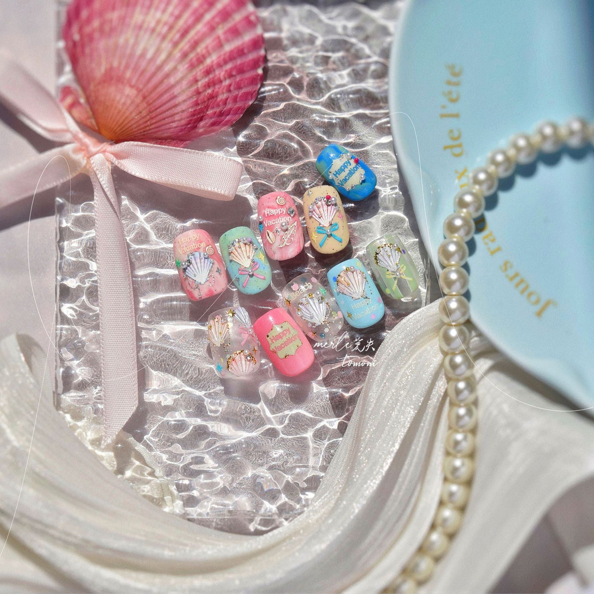 Hello Claws | Colourful Shell Nail Deco StickerÂ