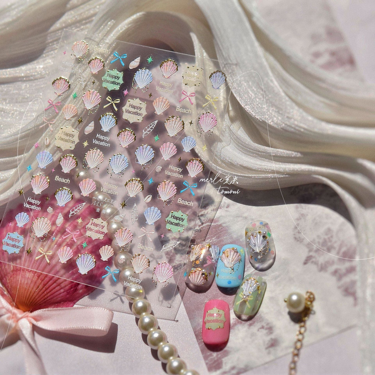 Hello Claws | Colourful Shell Nail Deco StickerÂ