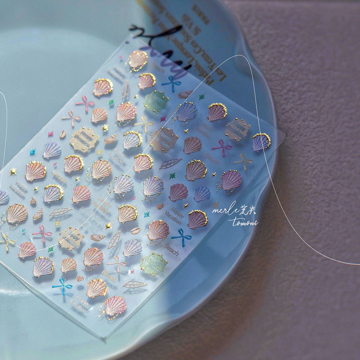 Hello Claws | Colourful Shell Nail Deco StickerÂ
