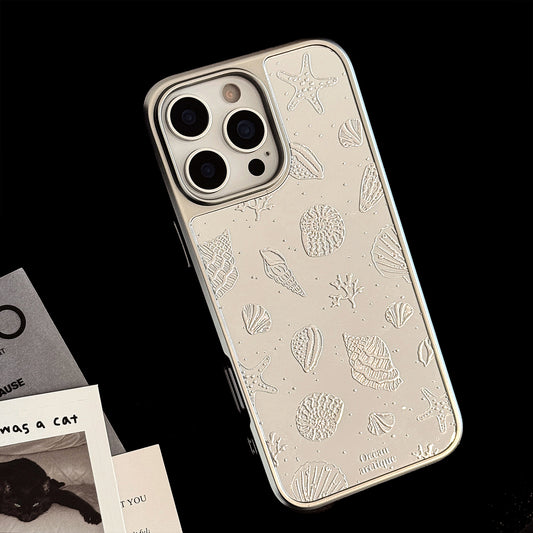 Silver Shell iPhone case