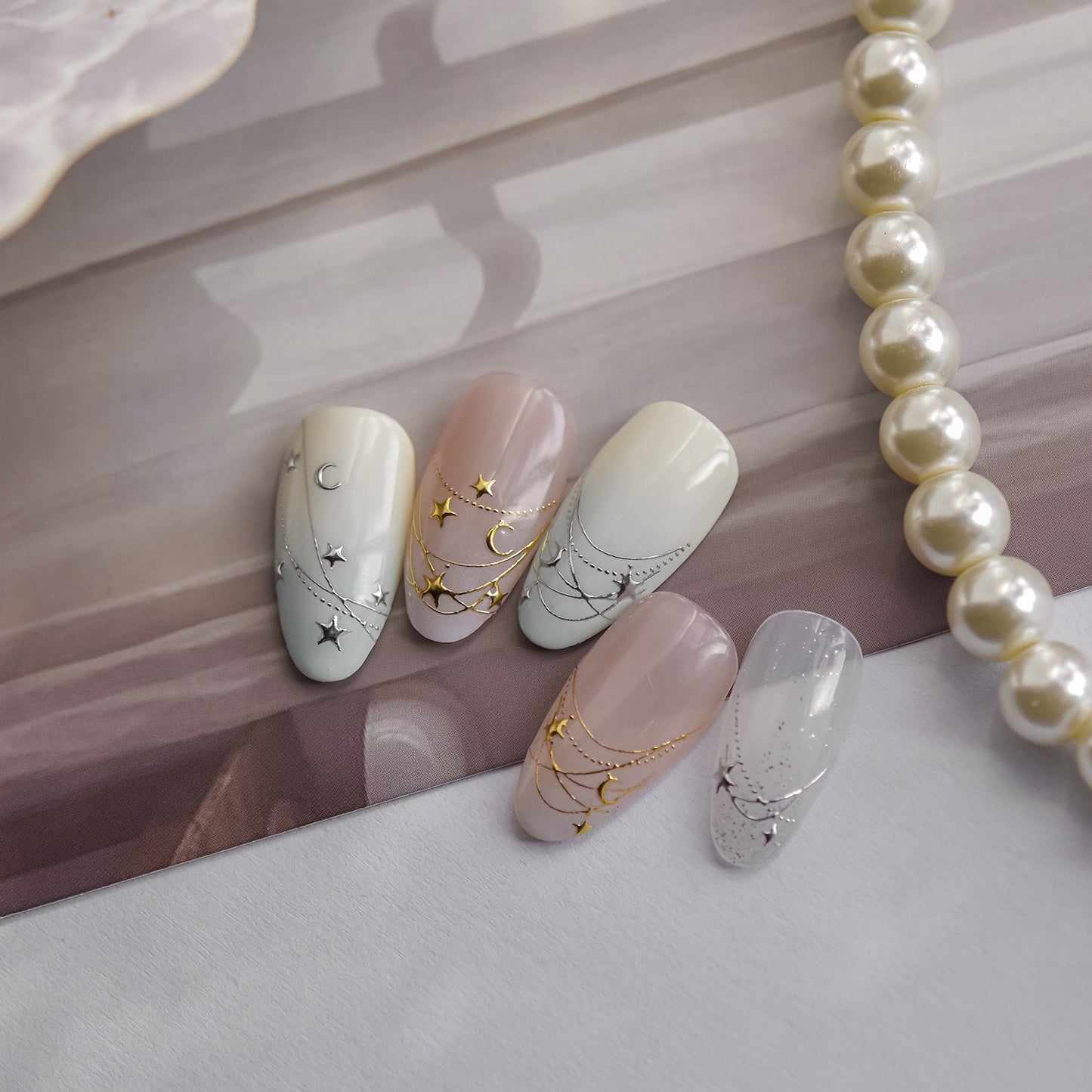 Hello Claws | Star Necklace Nail Deco Sticker