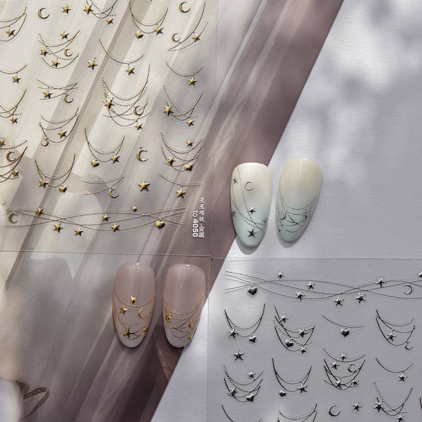 Hello Claws | Star Necklace Nail Deco Sticker